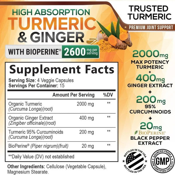 Turmeric & Ginger Capsules