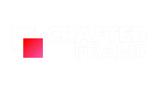 White logo craftedframe